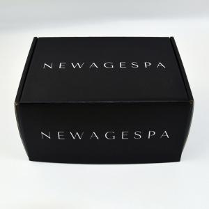 China Colored Corrugated Mailer Boxes Small Black Corrugated Shoes Box  For Shipping on sale