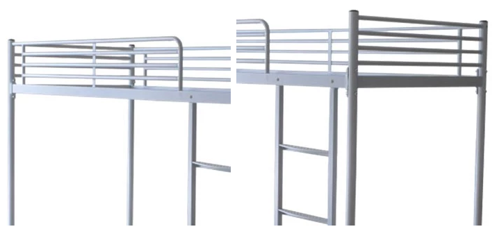 Muchn Double Decker Heavy Duty Metal Bunk Bed Frame