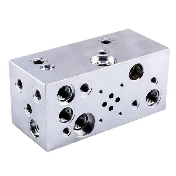 Hydraulic Manifold Block CNC Machining Factory Offering Structural Optimization Design and Multiple Surface Treatment Options for Automation and