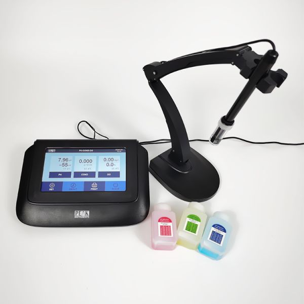 Lab High Precision Benchtop Capacitive Touch Screen pH Meter with 2 Point Calibration