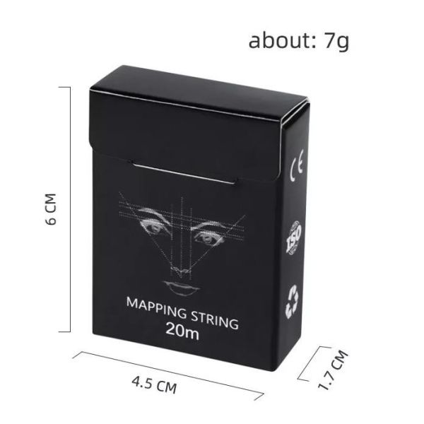 10 Meters Length Eyebrow Measuring Tool Microblading Tattoo Pre Inked Mapping String