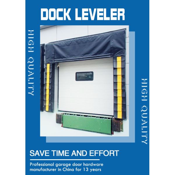 Push Button Controls Workshop Automatic Dock Plate Dock Door Levelers 25000-40000LBS Safe Design