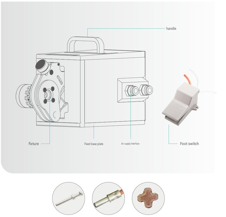 Pin Terminal Crimp Machine Terminal Crimp Machine
