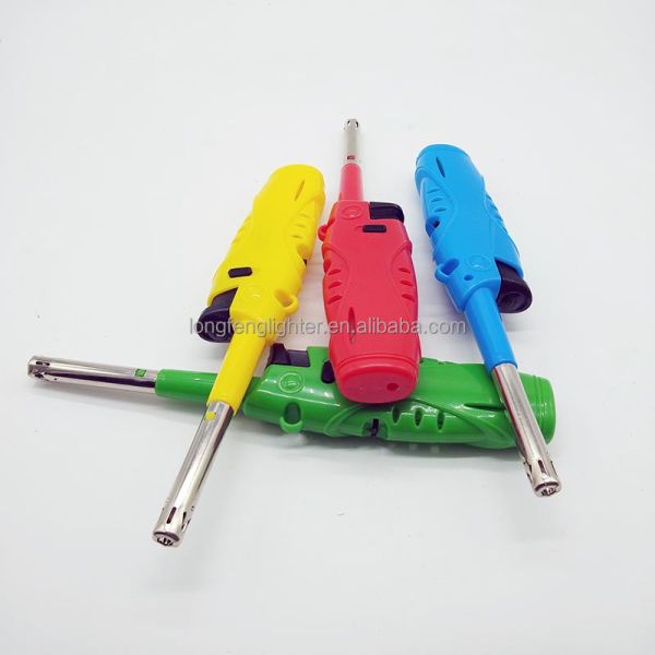 Customized Dy-B003 Long Gas Windproof Kitchen BBQ Lighter with Customization Option