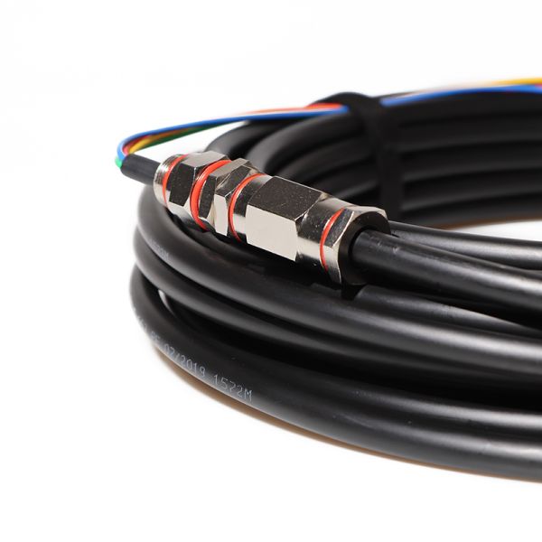 4 Core SC APC Outdoor Waterproof Fiber Optic Pigtail