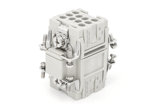 ZJHK HEE-010-M and HEE-010-F high-density heavy-duty connector inserts