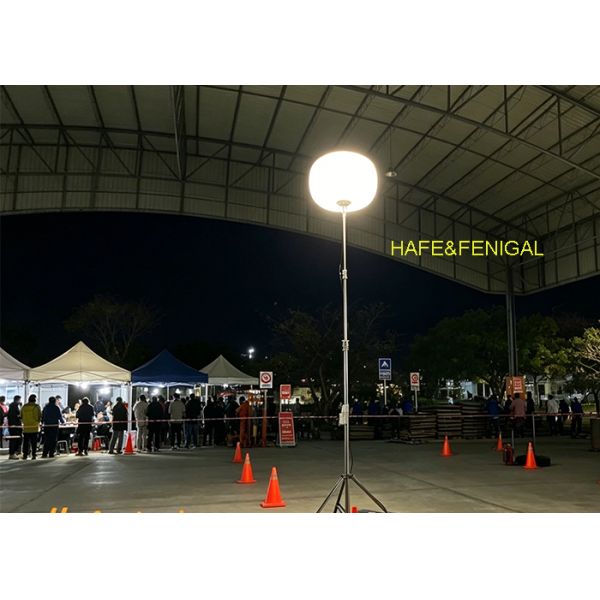 400W Battery-Powered LED Balloon Light for Silent Off-Grid Operations