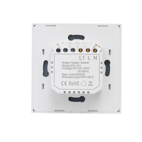 Glomarket Smart Home Remote Voice Control Touch Panel Water Heater Switch Tuya Wireless Wifi Boiler Switch