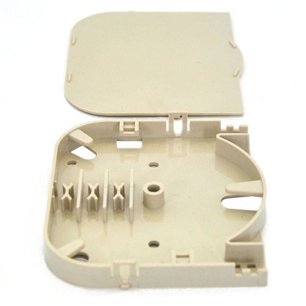 Compact Size Fiber Optic Patch Panel 6 Core Optical Fusion Splice Tray ABS Material