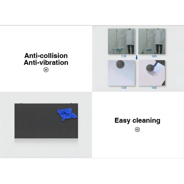 COB P1.56mm LED Wall Screen Panels Micro Pixel Pitch Without Significant Pixel Graininess