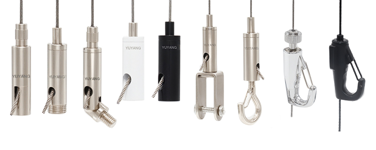 Adjustable Cross Cable Suspension Kit Y-type Hanging Kits Light Panel Lighting Hanging Cable Kit
