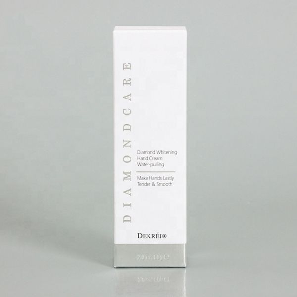 White Folding Cardboard Gift Boxes Cosmetics / Electronic Product Box