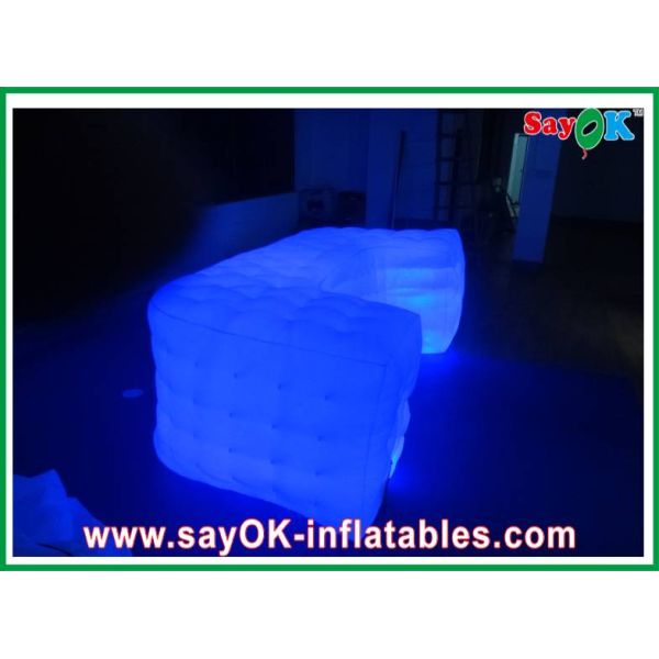 Customized Cube Sofa, Party Decoration, Inflatable LED Sofa For Sale