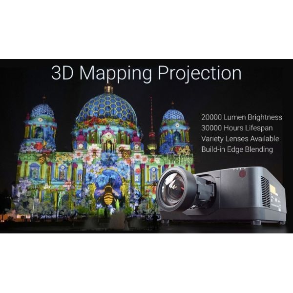 20000 Lumen Large Venue Laser Projector for 3D Mapping Projection