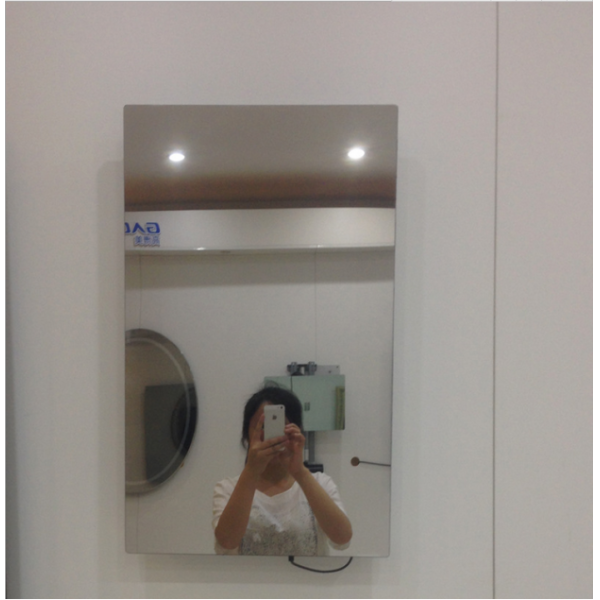 Interactive Touch Kiosk Magic Mirror Display 32 Inch LG Screen Infrared Sensor For Hotel