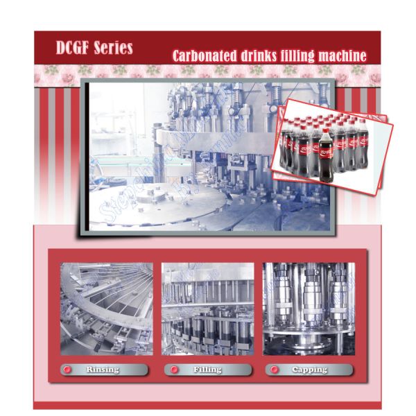 6000BPH CSF Filling Machine , Carbonated Bottling Equipment