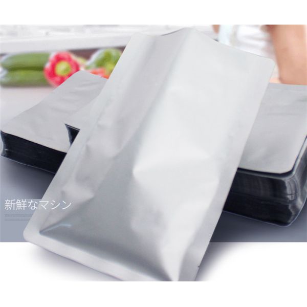 Custom Printed Aluminium Foil Pouches Silver Surface For Electronics Packaging