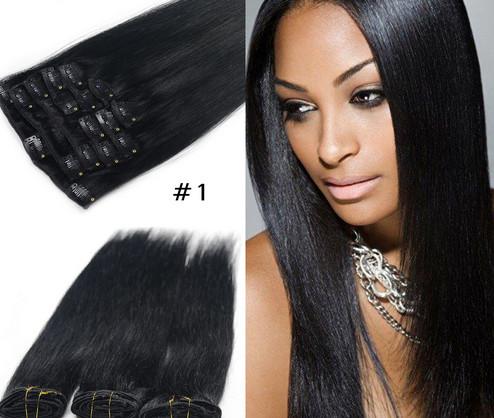 Buy Popular Durable Indian Human Hair Extensions , Clean / Smooth Virgin Remy Straight Hair at wholesale prices