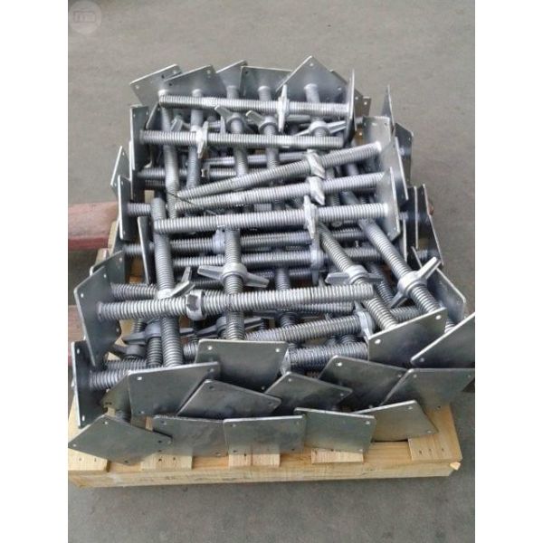 Electro Galvanized Base Jack Scaffolding Acrow Plate The Perfect Support for Construction