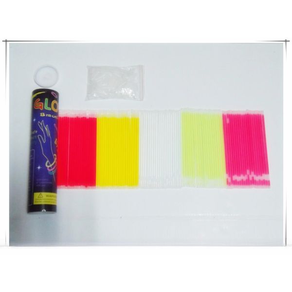 Multi Colors Glow Stick Bracelets 5*200mm PE Material for Pocket-Friendly Promotions