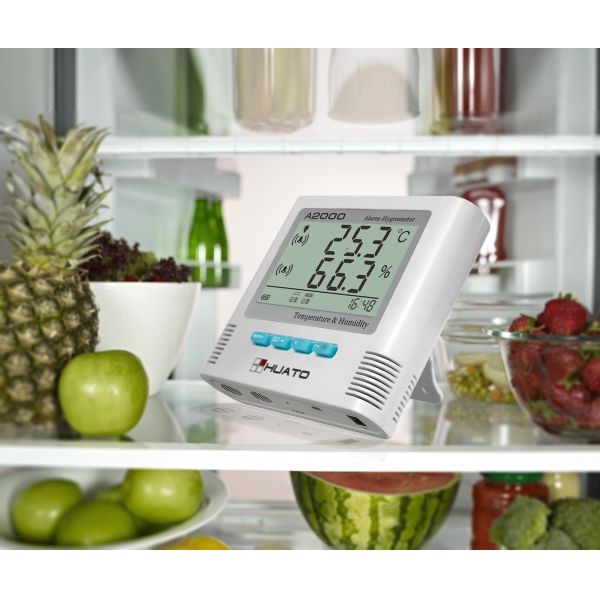 Desktop Wall Mounted Digital Thermometer Hygrometer With LCD Display