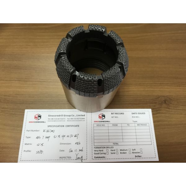 Natural Diamond Surface Set Core Bits Diamond Core Bit High Wear Resistance