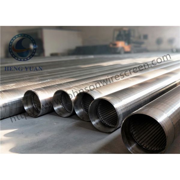 Continuous Slot Johnson Screen Mesh , Well Screen High Flow Rates