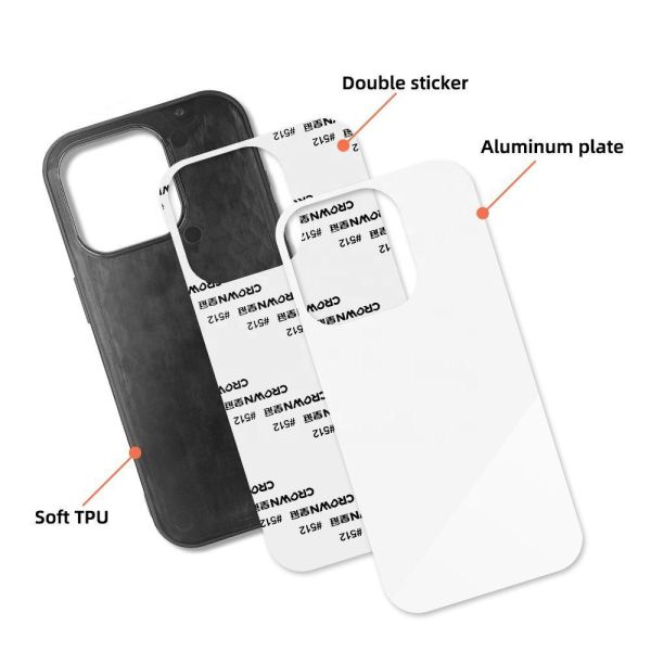 2d tpu sublimation silicone phone case For Iphone 16 Back Phone Cover For Sublimation