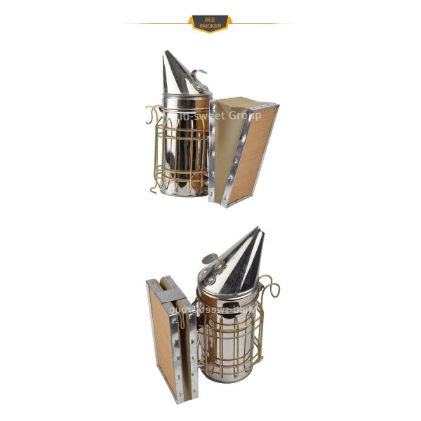 19.3*10cm Barrel Galvanized Leatheroid Electric Bee Smoker