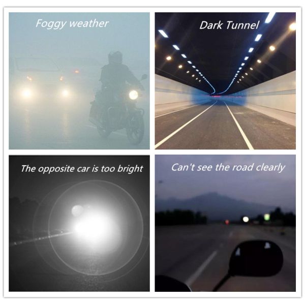 L4X 40W Round LED Motorcycle Headlights