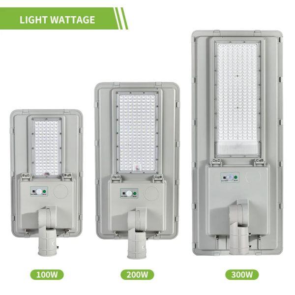 Remote Control Solar LED Street Light High Efficiency Solar Street Light With Motion Sensor