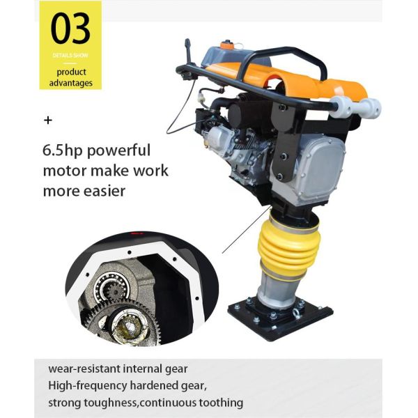 Road Construction Tamping Rammer Compactor Machine RM80 for Compaction