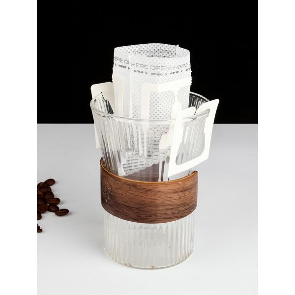 Durable Ear Hanging Coffee Filter Paper with Portable Drip Type Hand Washed Filter Bag