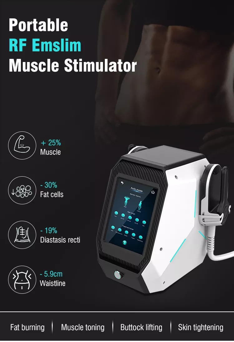 High Intensity Muscle Sculpting Machine , Fat Reducing EMS Slim Machine