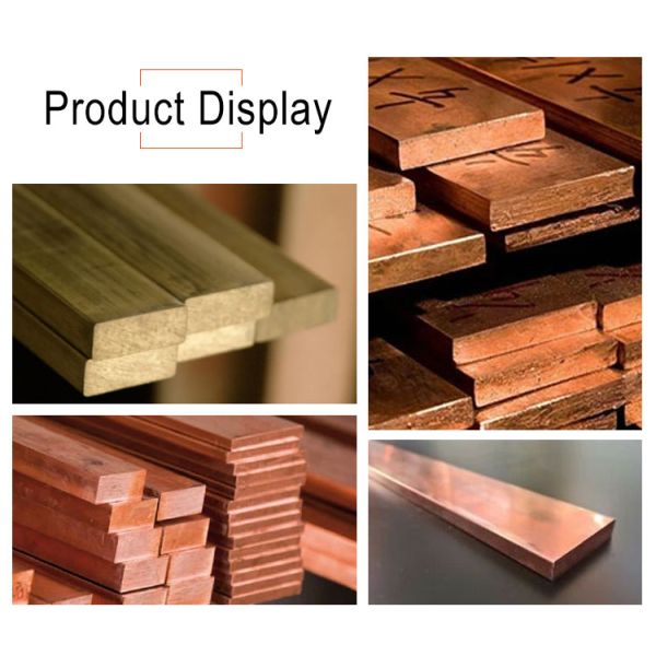 Cutting Service Provided Square Flat Round Copper Busbar for Various Applications