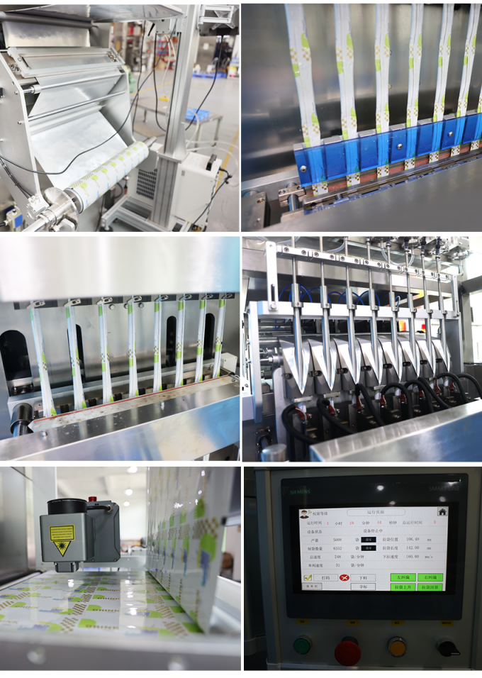 Auto Multi Lane Package Machine Powder Multi Track Stick Sachet Pack Machine 4 6 Line Small Powder Coffee Bag Packing Machine
