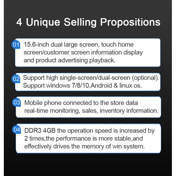 Core I5 I3 I7 Payment POS Card Swipe Machine Android Windows 10