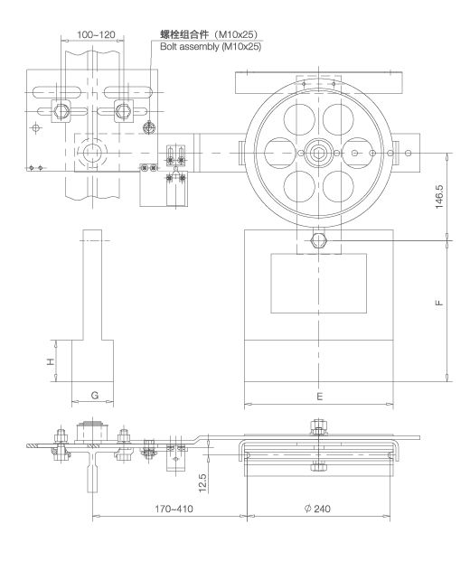 Elevator Tension Device Match With One Way Or Bidirectional Overspeed Governor