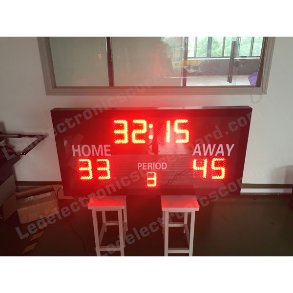 Ultra Thin LED Electronic Basketball Scoreboard With Remote Controller