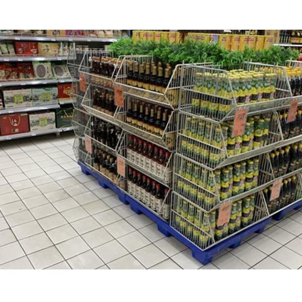 Hot Sale Single-Faced Euro Pallets HDPE 9 Runners Plastic Stackable Design for Storage and Transport