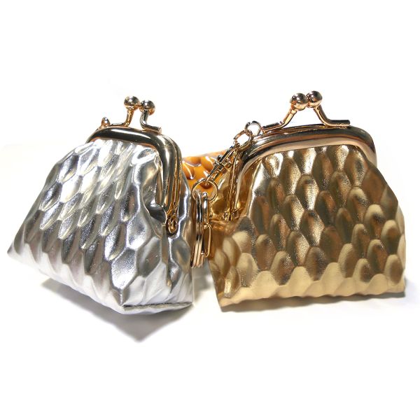 PU Leather Mini Purse Keychain