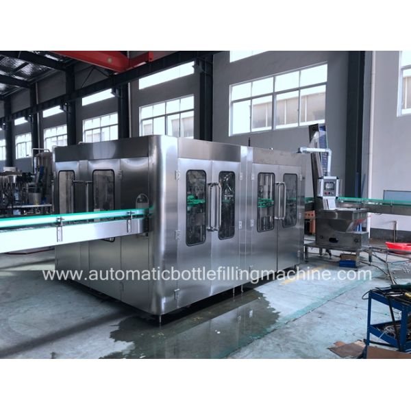 Durable Soda Plant Isobaric Beer Washing Filling Capping Machine / Equipments