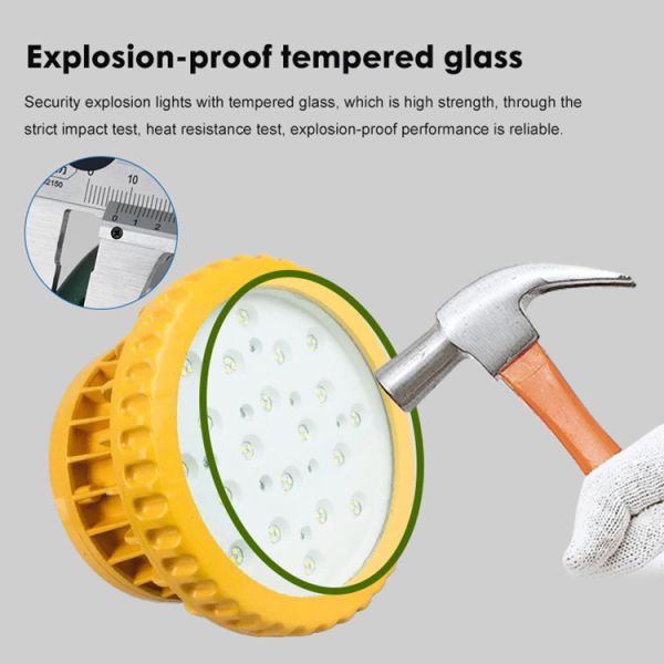 Flame Proof Light 100W 150W 200W 300W Ceiling Mount IP65 Explosion Proof High Bay Led Lighting