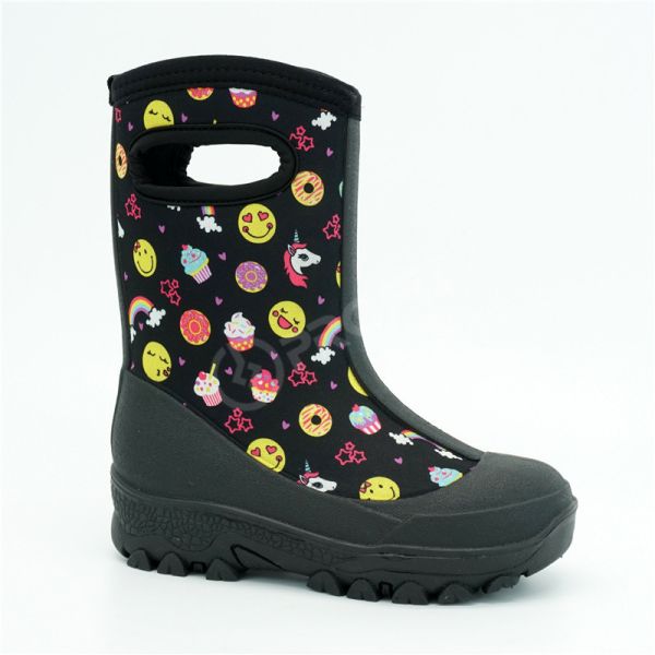 Shark Printed Neoprene Waterproof Rain Boots
