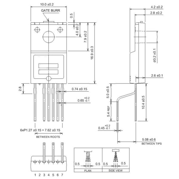 STRW6754 integrated transistor Integrated Circuit Chip Quasi-Resonant Flyback Switching Regulator