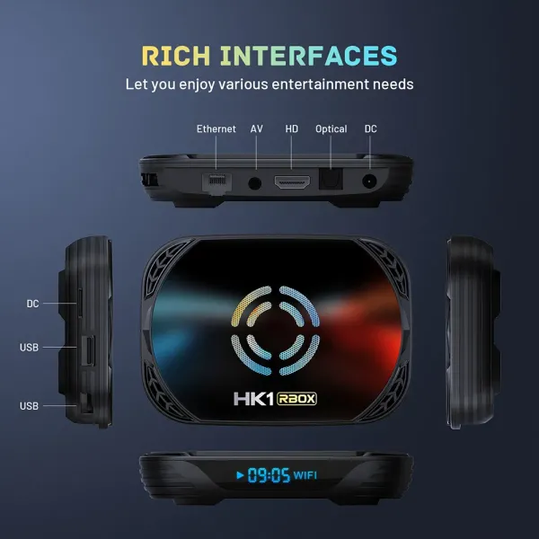 Android OS 4K UHD TV Set Top Box With Quad Core Processor