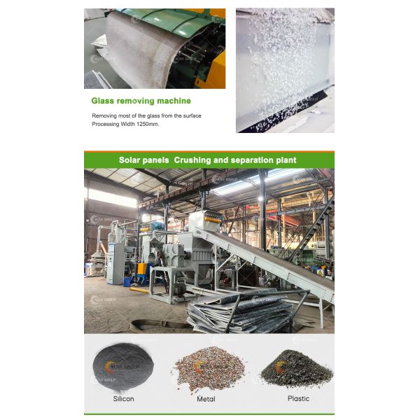 Motor-driven Solar Panel Frame Removing Recycling Machine for Efficiency and Recycling