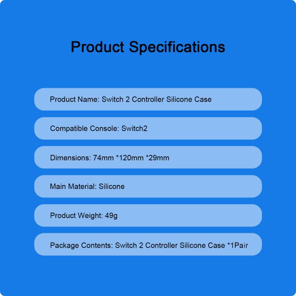 Thickened Texturing Surface Two-Tone Joycon Controller Silicone Handle Case for Nintendo Switch 2
