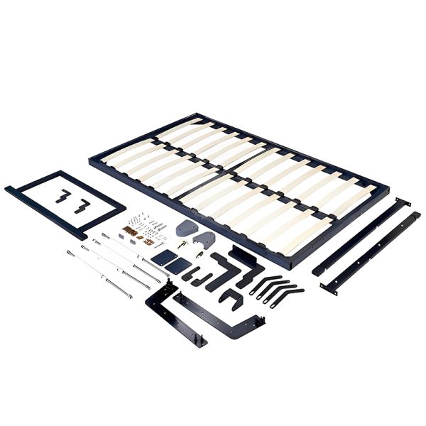 Modern-designed Murphy Bed Kit Hardware Mechanism Easy to Install Compatible with Desks and Bookshelves