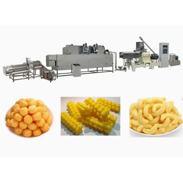 Stainless Steel Puff Snack Machine Rice Powder Making Machine SS304 Material